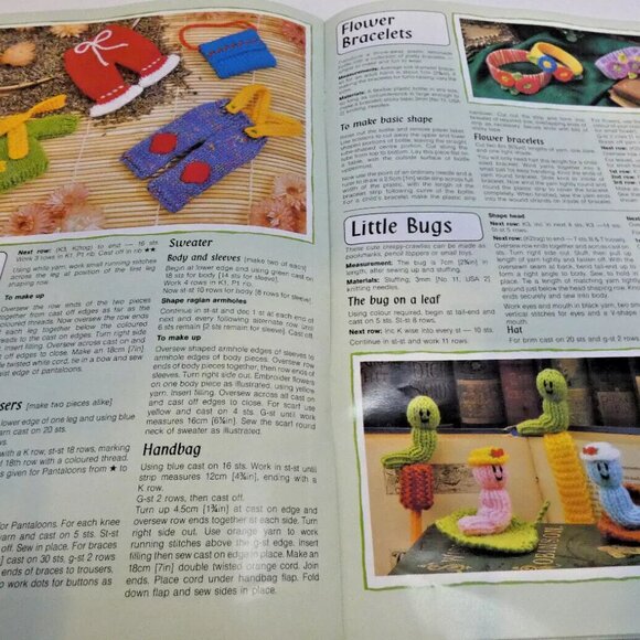 Pattern Book Jean Greenhowe Bazaar 40 Fund Raising Projects British Double Knit - Picture 10 of 13